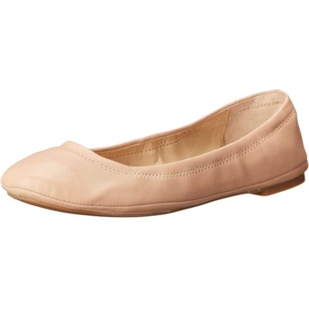 Lucky Brand Erin Leather Ballet Flats Nude Size 9.5